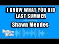 Lagu Shawn Mendes \u0026 Camila Cabello - I Know What You Did Last Summer (Karaoke Version)