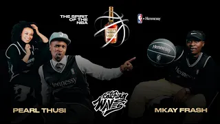 pearl thusi u0026 mkay frash hennessy x nba shoot out with scoop makhathini catching waves