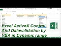 Excel ActiveX control And Datavalidation By Vba Dynamic Range