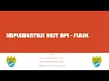 Implementasi REST API menggunakan Framework Flask Pyhton
