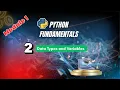 2 Data Types and Variables Python fundamentals for Network Automation CCNA Automation Devnet