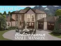 Roblox Bloxburg - Mediterranean Small Mansion Exterior