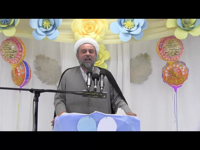 ⁣مولد الامام المهدي: علامات الظهور - مولد الامام المهدي (عج) 1437 - الشيخ علي عيديبي
