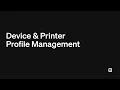 Device and Printer Profile Management with Square