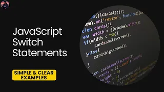Switch Statement in JavaScript Basics of JavaScript