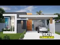CASA BONITA Y MODERNA CON TRES DORMITORIOS Concepto Diferente by rvl casas