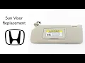 The Easy Way How to Remove a Honda Sun Visor and Replace It