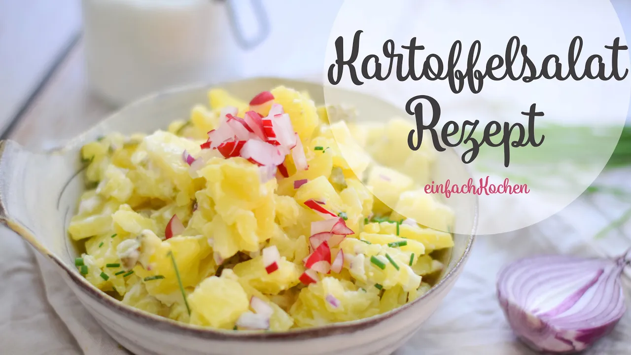 Kartoffelsalat westfälisch z.B. für Heiligabend  Rezept und Anleitung. 