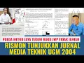 Lagu 🔴RISMON TUNJUKKAN JURNAL MEDIA TEKNIK UGM 2004 BANTAH POLDA METRO JAYA BUKU JWP TIDAK ILMIAH