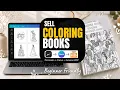 How I Create an Amazon KDP Coloring Book PDF in Canva From Procreate to KDP Step-by-Step - Part 1