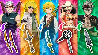 هل يمكنك تخمين سلاح شخصية الأنمي كم تعرف عن الأنمي 