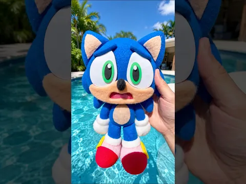 I Found Baby Sonic in my Pool