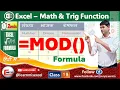 MOD Function Mod Formula in Excel How to Use Mod Function in Excel in Hindi