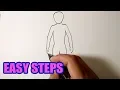 How to draw a person EASY TO FOLLOW
