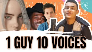 Download 1 Guy 10 voices (Billie Eilish, Sub Urban, Juice wrld, Charlie puth \u0026 more) Abhishek Toor MP3