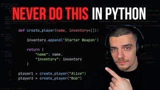 Never Use as a Default Argument in Python