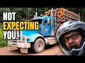 Greasy Mud and Logging Trucks Riding BC s CDN Border Patrol Trail