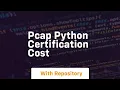 pcap python certification cost