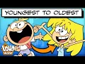 Every Loud House Character Ranked Youngest to Oldest The Loud House