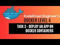 KodeKloud Engineer - Docker Level 4