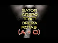 SATOR AREPO TENET OPERA ROTAS A O Pagbabahagi ni Maestro Virgo