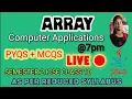 Array in Java MCQS PYQS Assignment 1 Practice Session ICSE Class 10 Computer Applications