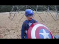 Little Heroes Captain America vs Iron Man In Real Life | Civil War Episode 5 | Superhero Kids Movie