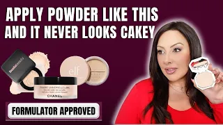 Apply powder like THIS and your skin will look FLAWLESS- formulator secrets