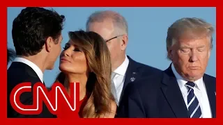 Melania Trump s moment with Trudeau goes viral