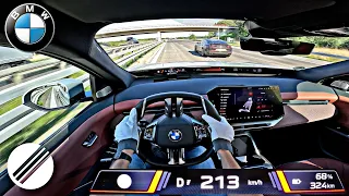 2027 BMW iX3 50 xDrive Top Speed Drive on German Autobahn🏎