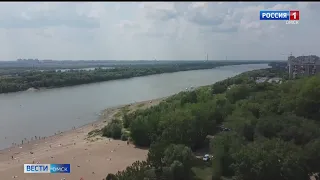 В Омске температура воздуха опустилась на семь градусов