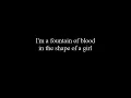 Björk - Bachelorette LYRICS