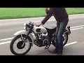 running a moto guzzi airone sport  at www.mcmoto.be