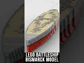 LEGO Battleship Bismarck Timelapse