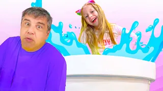 ناستيا وبابا في البيت المقلوب والمزيد حلقات المسلية تجميع لمدة 1 ساعة 