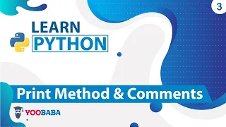 Python Print Method Comments Tutorial in Hindi Urdu