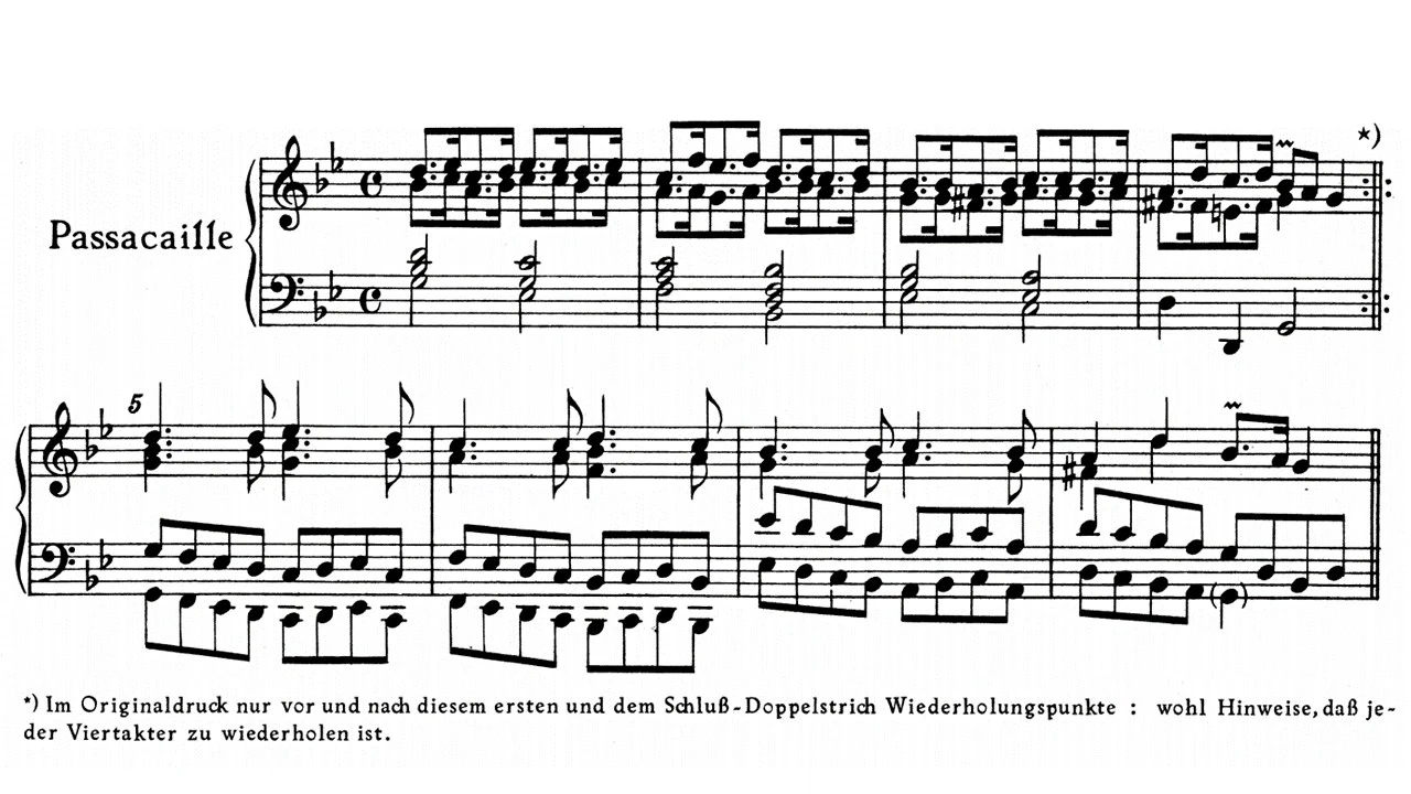 G. F. Händel - Suite No. 7 in G minor - HWV 432 - VI. Passacaille G. F. Händel - Suite No. 7 in G minor - HWV 432 - VI. Passacaille