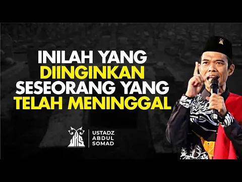 Sebelum Terlambat! Penyesalan Sang Mayat Ketika di Alam Kubur - Ustadz Abdul Somad | religiOne tvOne