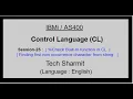 Check Built-in function in cl program CL programming CL program for Beginners