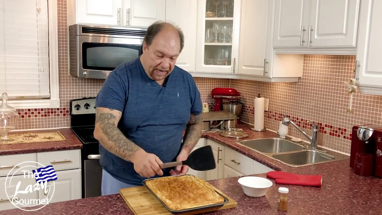 How To Make Bougatsa   Greek Custard Pie (Phyllo)