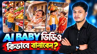AI দিয়ে বাচ্চাদের ভিডিও তৈরি | How to Make AI Baby Talking Videos | ai diye kivabe video banabo