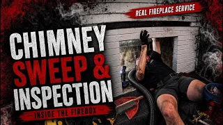 Chimney Sweep and inspections inside the fire box edition