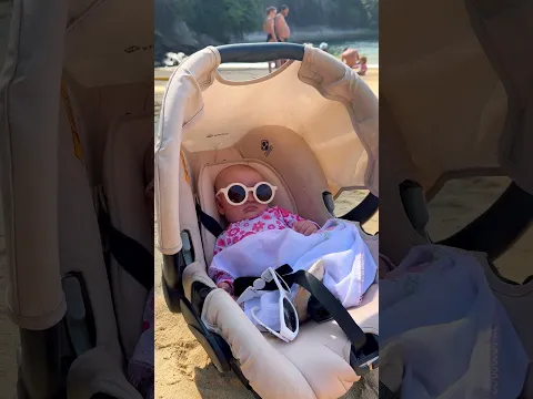 LEVEI MINHA BEBÊ NA PRAIA PELA PRIMEIRA VEZ