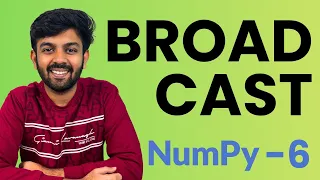 Broadcasting in NumPy Ep-6 NumPy Python for AI DS code io - Tamil