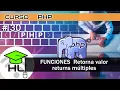 Curso de PHP retornar multiples valores de una funcion