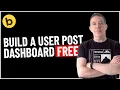 Building A Front End Admin Dashboard With WordPress Bricks For Free