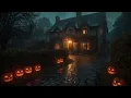 Download Lagu Halloween Rain Sounds with Distant Thunder – Spooky Fall Night Ambience for Sleep \u0026 Relaxation