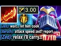 Lagu My team threatened to ban me for picking FULL ATTACK SPEED ZED... so I carried them all again