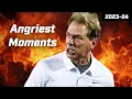 Nick Saban s MOST HEATED Moments 2023 CFB Alabama