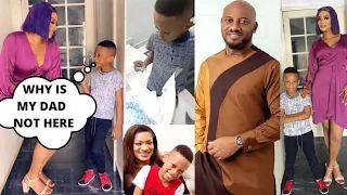 shocking as yul edochie son asked his mum the reason his dad did not show up on his 5th birthday